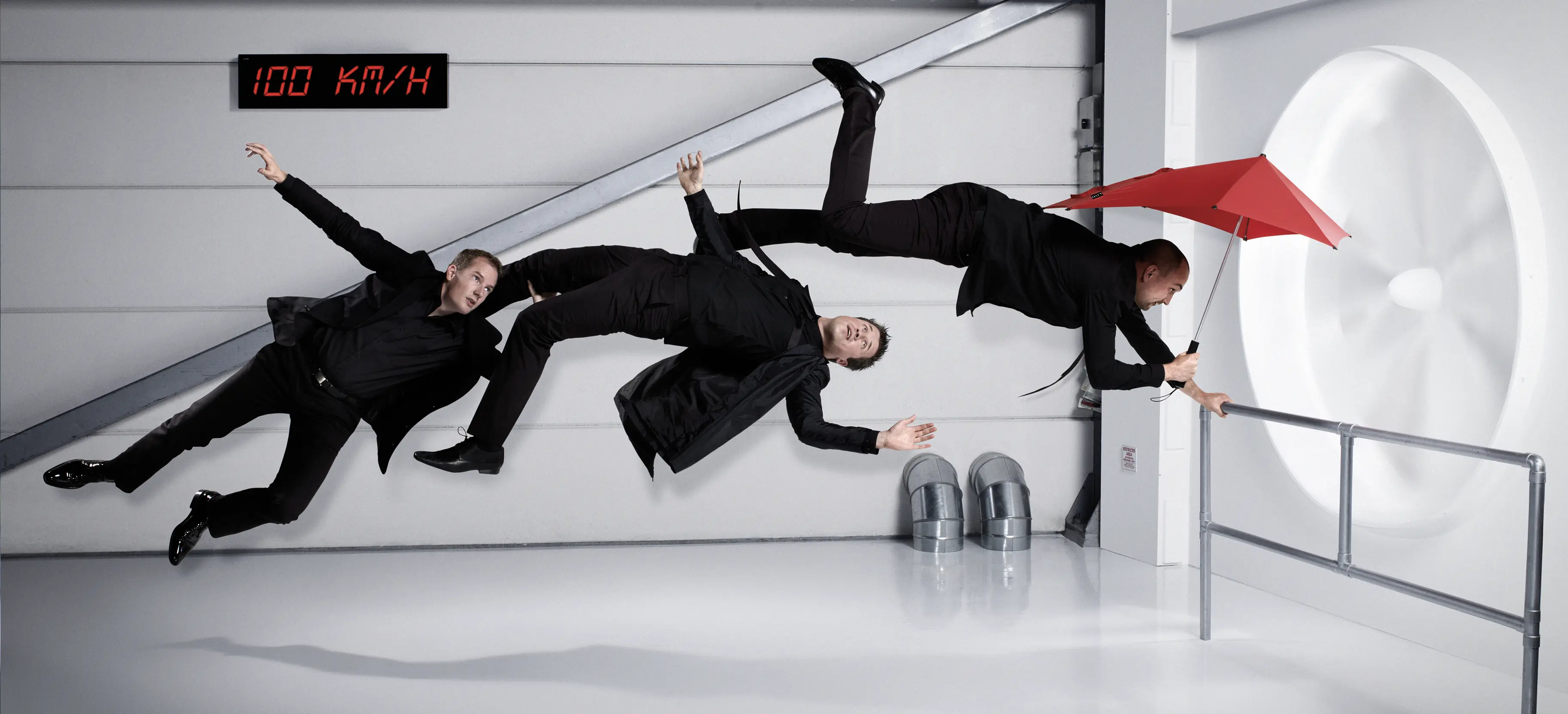senz° founders in wind test