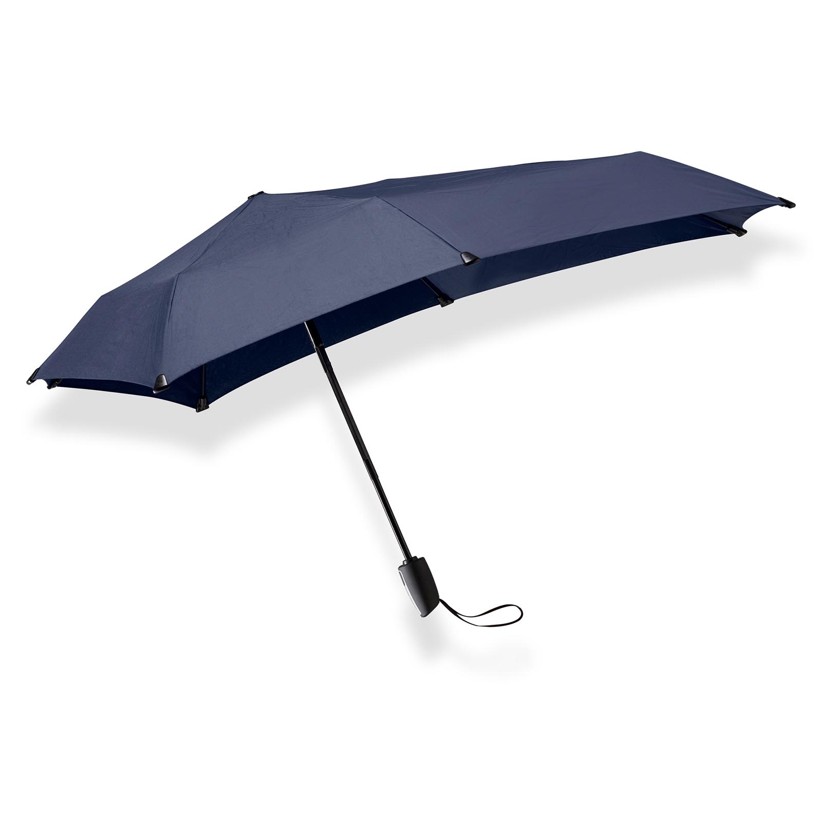 doden verdediging semester Blauwe opvouwbare paraplu mini automatic kopen? senz° mini automatic  midnight blue