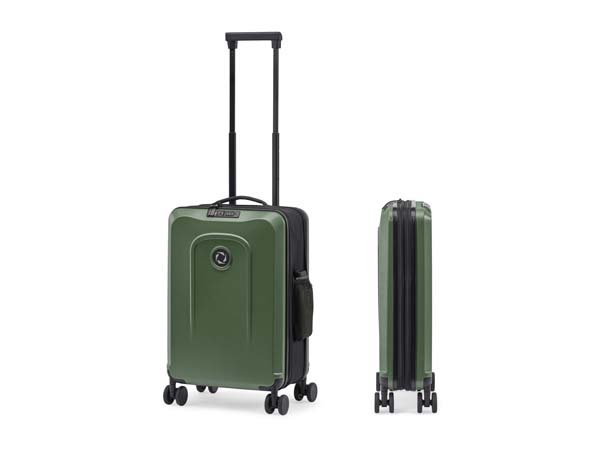 senz° foldaway carry on trolley dark forrest