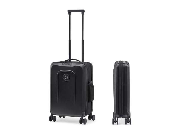 senz° foldaway carry on trolley pure black