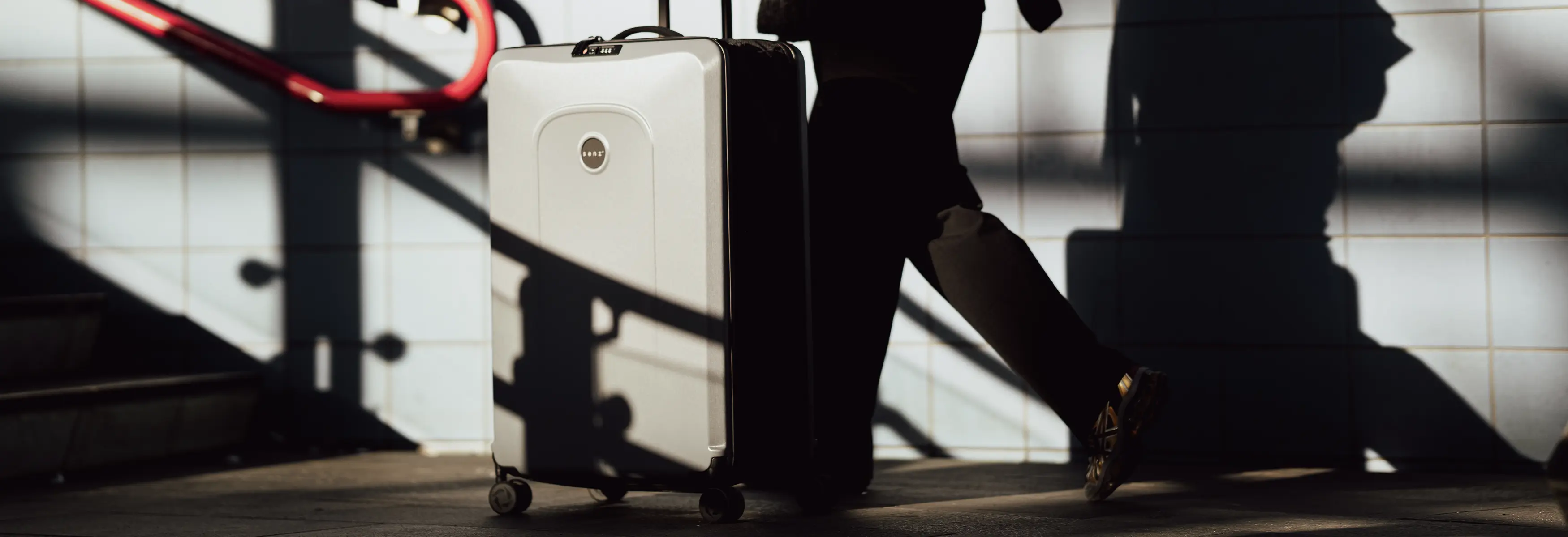foldaway large check in trolley